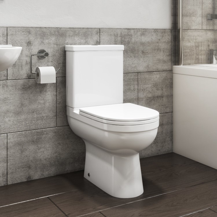 Classic Straight Bath Addison Toilet and Basin Suite