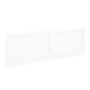 1800mm Wooden Matt White Bath Front Panel - Baxenden
