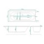 Agora Left Hand and Burford Shower Bath Furniture Suite