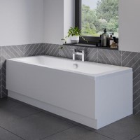 1700 x 700 Chiltern Double Ended Square Bath with Front Panel and Aqua Bath Filler 1700 x 700 Chiltern Double Ended Square Bath with Front Panel and Aqua Bath Filler