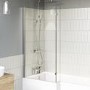 1500mm Left Hand Shower Bath Suite with Toilet Basin & Panels - Lomax