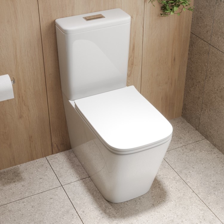 1500mm Right Hand Shower Bath Suite with Toilet Basin & Panels - Lomax