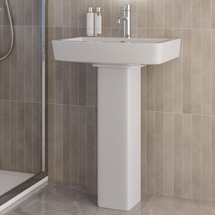 1500mm Right Hand Shower Bath Suite with Toilet Basin & Panels - Lomax