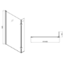1500mm Right Hand Shower Bath Suite with Toilet Basin & Panels - Lomax