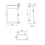 1700mm L Shaped Bath Suite with Toilet & Basin Combination Unit - Left Hand - Ashford