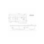 1700mm L Shaped Bath Suite with Toilet & Basin Combination Unit - Left Hand - Ashford