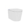 Wall Hung Smart Bidet Japanese Toilet & Frame Cistern and Chrome Flush Plate - Purificare