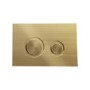 1168mm Wall Hung Toilet Frame & Brass Mechanical Dual Flush Plate with Concealed Cistern - Zana