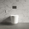 Wall Hung Smart Bidet Round Toilet - Purificare
