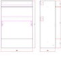 1200mm White Toilet and Sink Unit Right Hand with Smart Bidet Toilet - Agora