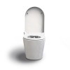 1200mm White Toilet and Sink Unit Left Hand with Smart Bidet Toilet - Agora