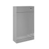1100mm Grey Toilet and Sink Drawer Unit with Square Toilet and Chrome fittings - Ashford