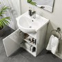 465mm White Cloakroom Vanity Unit with Basin - Classic