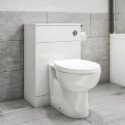 A1/BeBa_24958 GRADE A1 - 500mm x 300mm White Back to Wall Toilet Unit Only - Classic