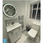 Box Opened Baxenden 600mm Matt White Floorstanding Vanity Unit