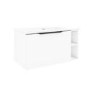 900mm White Wall Hung Vanity Unit with Basin - Sion