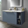 900mm Blue Wall Hung Vanity Unit with Basin - Sion