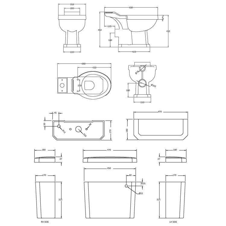 Park Royal Close Coupled Toilet