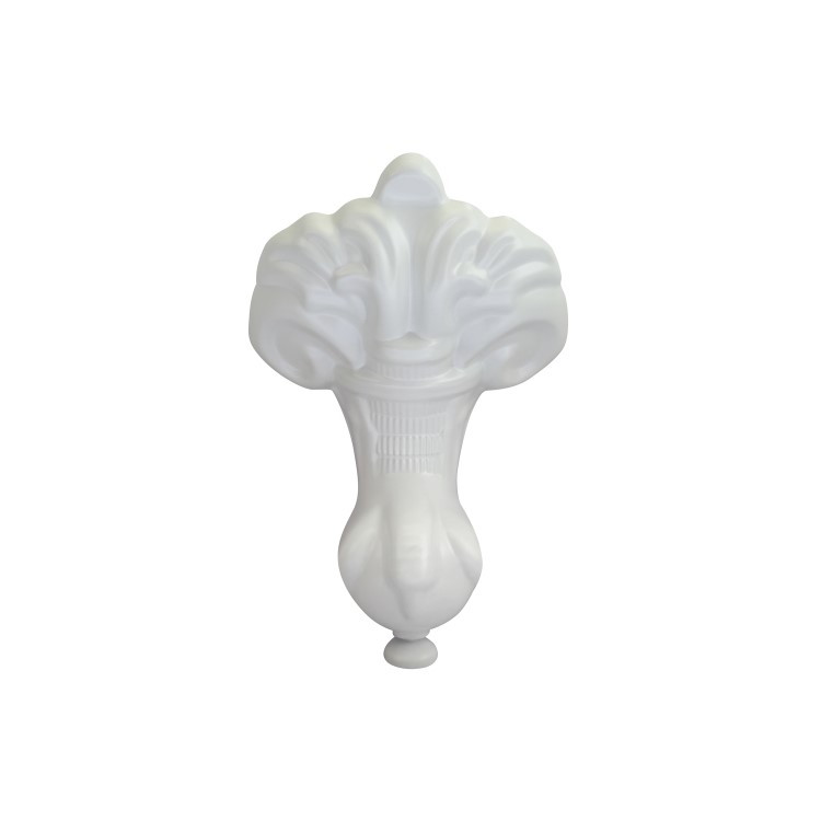 Freestanding Double Ended Roll Top Bath with White Feet 1515 x 740mm - Park Royal