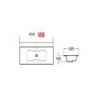 800mm Grey Wall Hung Vanity Unit with Basin and Chrome Handles - Ashford