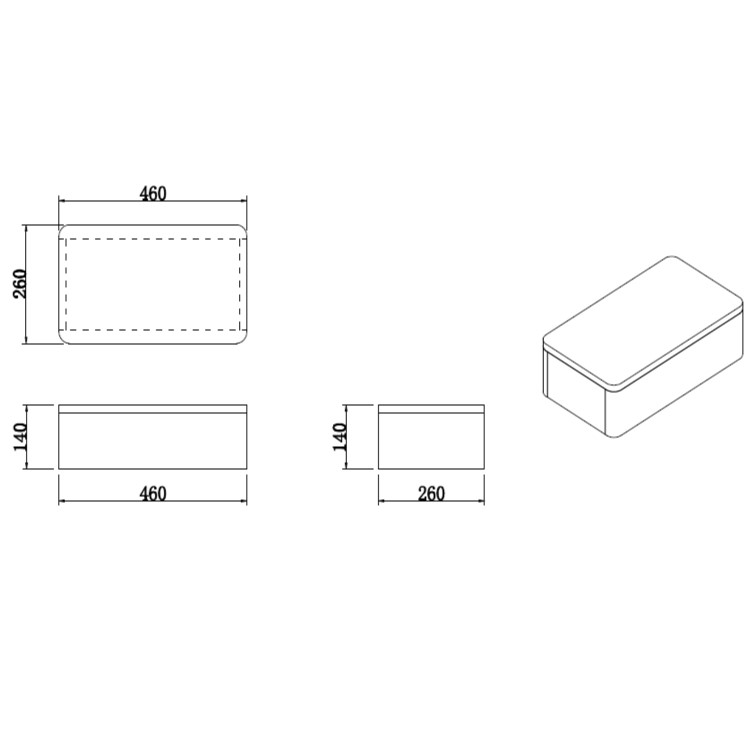 1100mm White Toilet and Sink Unit Right Hand with Round Toilet and Child Step - Bali
