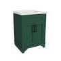 600mm Green Freestanding Vanity Unit with Basin - Camden