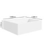 Cloakroom Wall Hung Basin and Waste 400mm - Houston