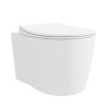 Wall Hung Rimless Toilet with Soft Close Seat - Alcor