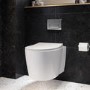 Wall Hung Rimless Toilet with Soft Close Seat - Alcor