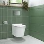 Wall Hung Rimless Toilet with Slim Soft Close Seat - Newport