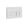 Wall Hung Rimless Toilet with Slim Soft Close Seat Frame Cistern and Chrome Flush - Newport