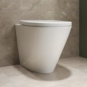 BUN/BeBa_25888/77068 Back to Wall Rimless Toilet with Soft Close Seat - Newport