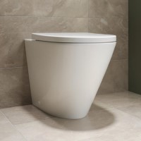 Back to Wall Rimless Toilet with Soft Close Seat - Newport Back to Wall Rimless Toilet with Soft Close Seat - Newport