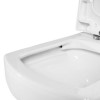 GRADE A1 - Close Coupled Rimless Toilet with Soft Close Seat - Ashford