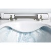 Wall Hung Toilet with Soft Close Seat Frame Cistern and Chrome Flush Plate - Santiago