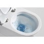 GRADE A1- Close Coupled Rimless Comfort Height Toilet with Soft Close Slim Seat - Indiana