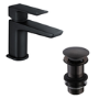 Comfort Height Close Coupled Toilet and Basin with Tap & Waste Cloakroom Suite - Indiana