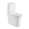 Cloakroom Suite with Left Hand Basin, Comfort Height Toilet &amp; Soft Close Seat