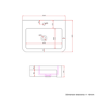 1200mm White Toilet and Sink Unit with Round Toilet - Harper