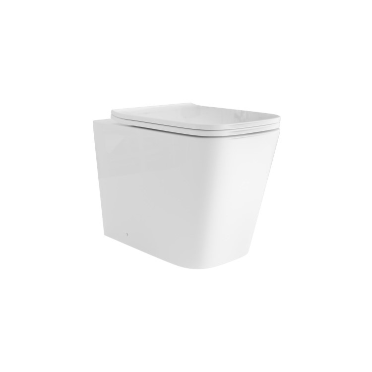 1200mm Grey Toilet and Sink Unit with Round Toilet - Harper