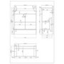 670mm Grey Freestanding Vanity Unit with Basin - Harper