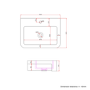 670mm Grey Freestanding Vanity Unit with Basin - Harper