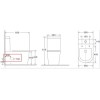 Carina 900x900mm Quadrant Enclosure with Newport Toilet and Basin Suite