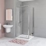 760mm Square Hinged Shower Enclosure- Juno