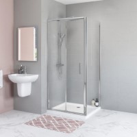 900mm Square Bi-Fold Shower Enclosure - Juno