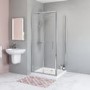 900mm Square Bi-Fold Shower Enclosure - Juno