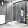1100x760mm Rectangular Sliding Shower Enclosure - Pavo