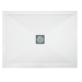 1200x800mm Rectangular 25mm Slimline White Stone Resin Shower Tray – Harmony