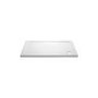 Chrome 8mm Glass Rectangular Sliding Shower Enclosure with Shower Tray 1000x700mm - Pavo