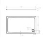 1200 x 800mm Black Rectangular Sliding Door Shower Enclosure Suite with Toilet and Basin - Pavo